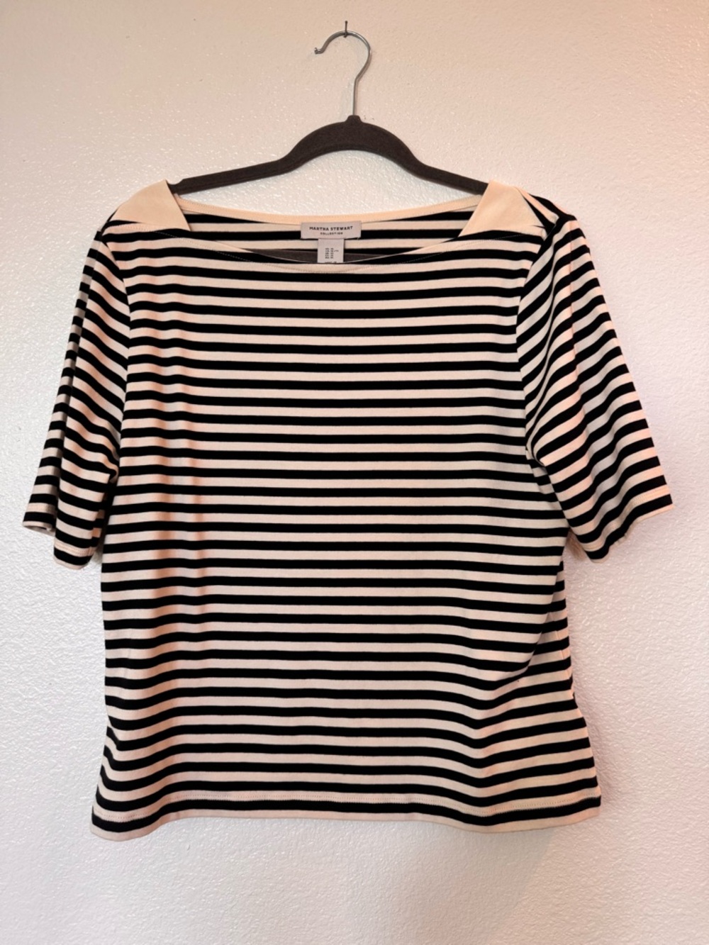 Martha Stewart Women’s XL Striped T-shirt Preppy Summer Comfort